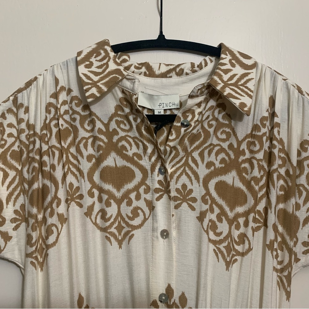 Pinch Brown and Cream Patterned Shirt - Picture 2 of 13